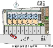 ★手数料０円★郡山市鶴見坦１丁目　月極駐車場（LP）